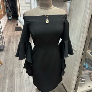 GRACIA Black Off-Shoulder Dress - NWT - Size S